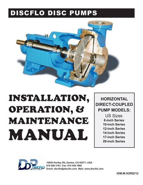 double disc centrifugal pump|discflo pump manual.